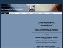 Tablet Screenshot of dr-paetzold.de